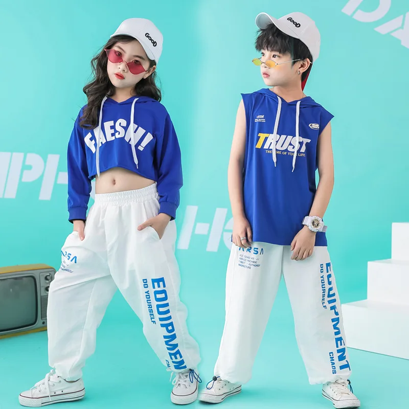 Long-short Sleeve Children Hip-hop Dance Costume for Stage Girl Steet Dance Clothing New Kids Boy Competition Jazz Dance Outfit
Long-short Sleeve Children Hip-hop Dance Costume for Stage Girl Steet Dance Clothing New Kids Boy Competition Jazz Dance Outfit