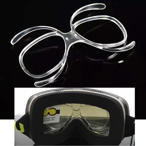 Простые портативные лыжные очки оправа для близорукости очки для сноуборда адаптер для линз