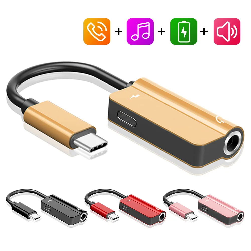 2 in 1 Audio Adapter Charging Earphone Cable Type C Aux 3.5 mm Jack For Huawei P20/P30 Pro Mate 30 OnePlus Dual Type C Splitter 
2 in 1 Audio Adapter Charging Earphone Cable Type C Aux 3.5 mm Jack For Huawei P20/P30 Pro Mate 30 OnePlus Dual Type C Splitter