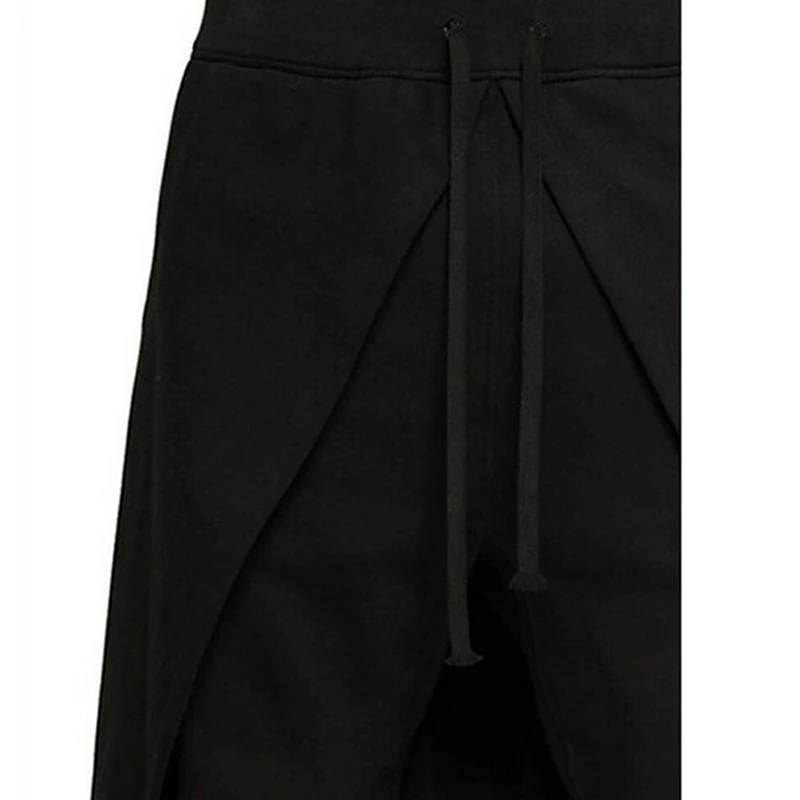 2021 Brand Cool Mens Gothic Punk Style Harem Pants Black Hip-hop Wear Loose Pants DrawString Baggy Dancing Crotch Trousers
2021 Brand Cool Mens Gothic Punk Style Harem Pants Black Hip-hop Wear Loose Pants DrawString Baggy Dancing Crotch Trousers