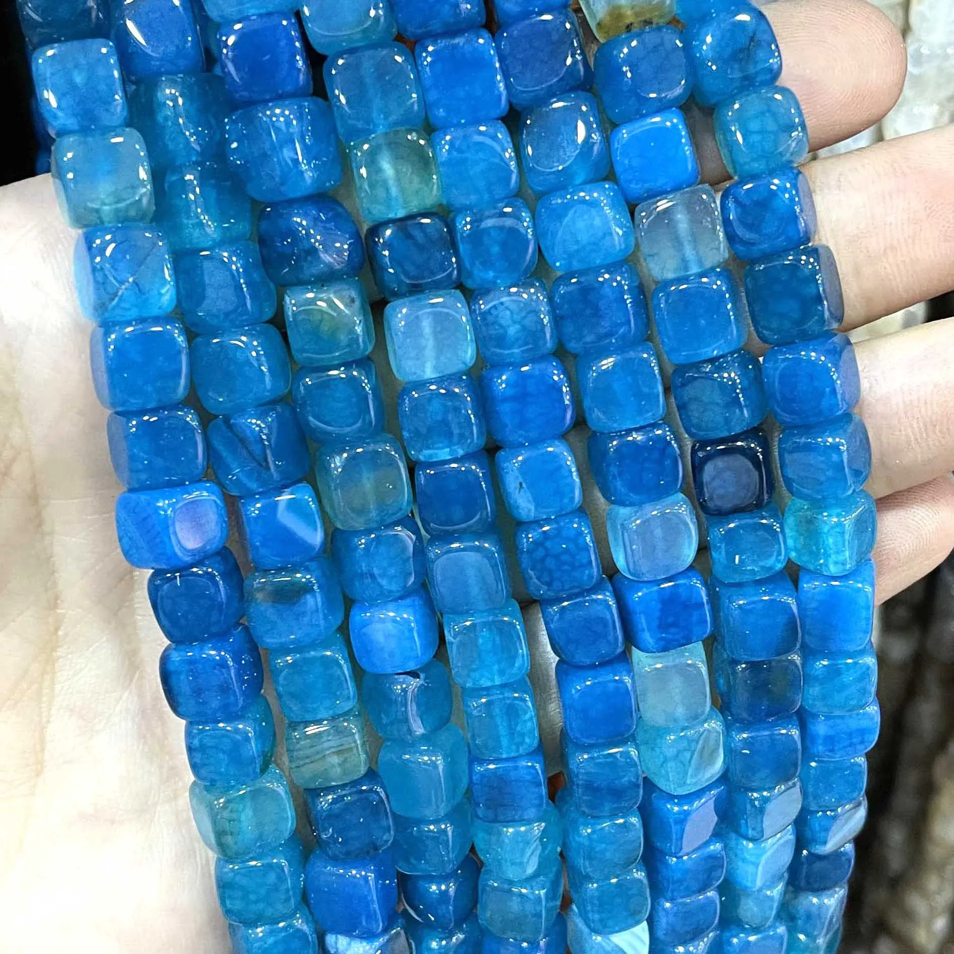 Natural Colorful Agates Square Shape Stone Loose Spacer Beads For Jewelry Making Charm DIY Bracelet Necklace Accessories 6-8mm
Natural Colorful Agates Square Shape Stone Loose Spacer Beads For Jewelry Making Charm DIY Bracelet Necklace Accessories 6-8mm