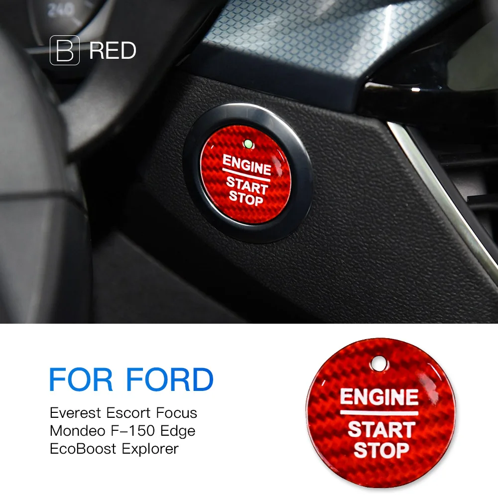 Настоящее твердое углеродное волокно для Ford Everest Mondeo Ecoboost Escort F150 Explorer Focus Edge кнопка запуска автомобиля Наклейка
Настоящее твердое углеродное волокно для Ford Everest Mondeo Ecoboost Escort F150 Explorer Focus Edge кнопка запуска автомобиля Наклейка