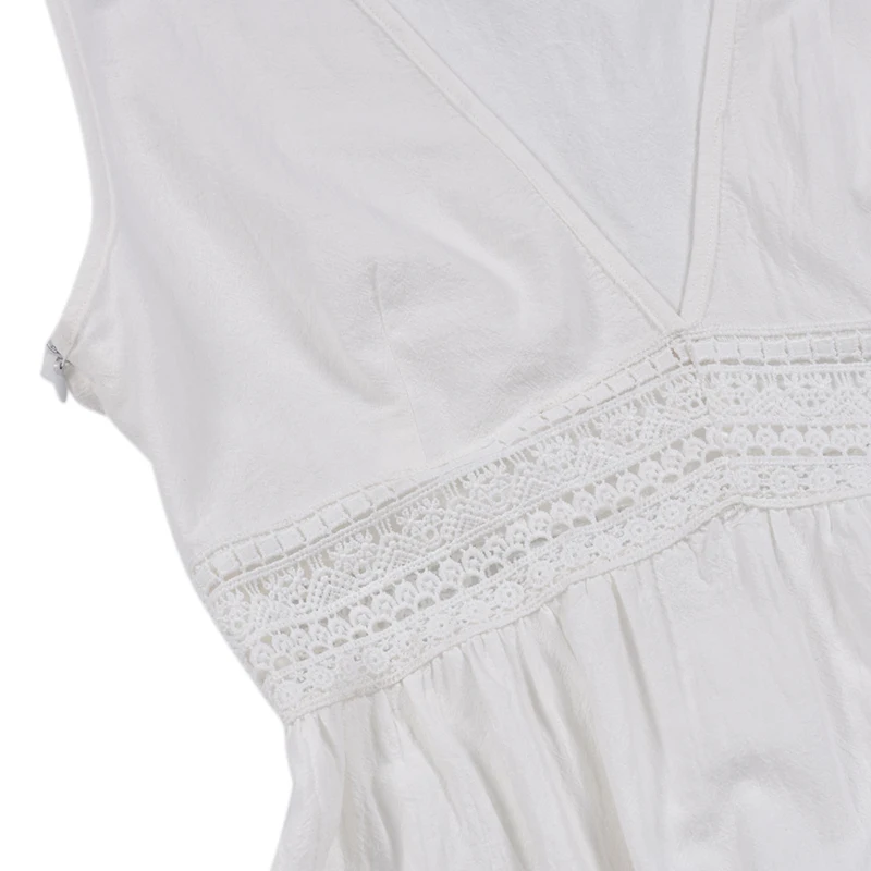 2021 Summer V-neck Situation Backless Sleeveless Vest Dress Women's Clothing