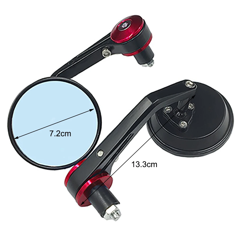 22mm Universal Motorcycle Mirror Aluminum Black Handle Bar End Rearview Side Mirrors Motor Accessories 
22mm Universal Motorcycle Mirror Aluminum Black Handle Bar End Rearview Side Mirrors Motor Accessories