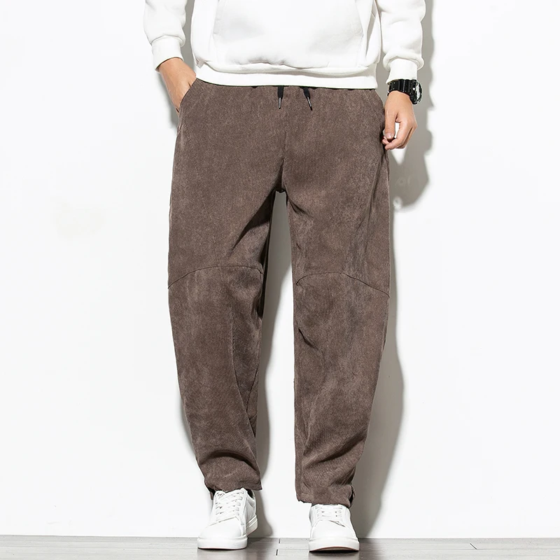2020 New Corduroy Harem Pants Men Fleece Warm Trousers Joggers Casual Pants Men Sweatpants Hip Hop Streetwear Male 5XL
2020 New Corduroy Harem Pants Men Fleece Warm Trousers Joggers Casual Pants Men Sweatpants Hip Hop Streetwear Male 5XL