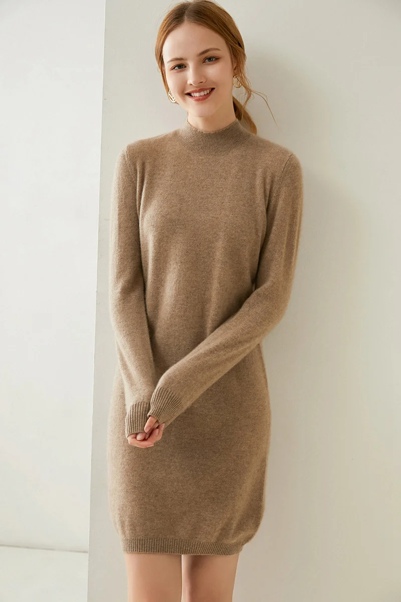 Женские топы KOIJINSKY, свитер с воротником-хомутом, однотонный длинный вязаный пуловер, свободный свитер, тянущийся длинный свитер большого ра... 
Женские топы KOIJINSKY, свитер с воротником-хомутом, однотонный длинный вязаный пуловер, свободный свитер, тянущийся длинный свитер большого ра...