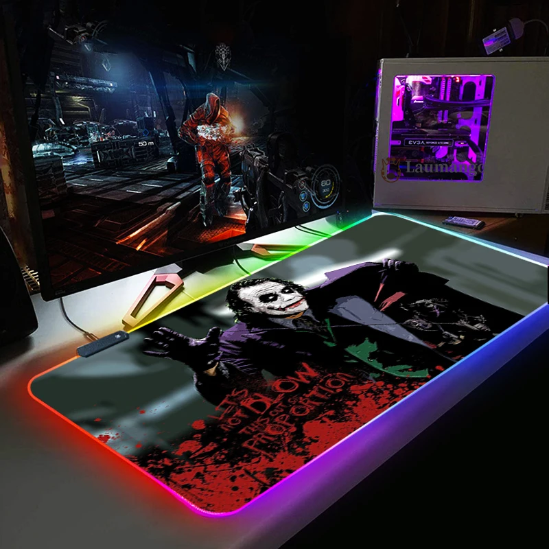 Joker Gaming RGB Large Mouse Pad Gamer Big Mouse Mat Computer Mouse Pad Led Backlit Illumination Desk Pad
Joker Gaming RGB Large Mouse Pad Gamer Big Mouse Mat Computer Mouse Pad Led Backlit Illumination Desk Pad