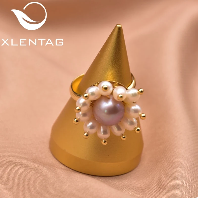 XlentAg New Handmade Natural Freshwater Pearl Purple Sun Flower Ring Women Wedding Party Gift Fashion Fine Jewelry GR0279
XlentAg New Handmade Natural Freshwater Pearl Purple Sun Flower Ring Women Wedding Party Gift Fashion Fine Jewelry GR0279