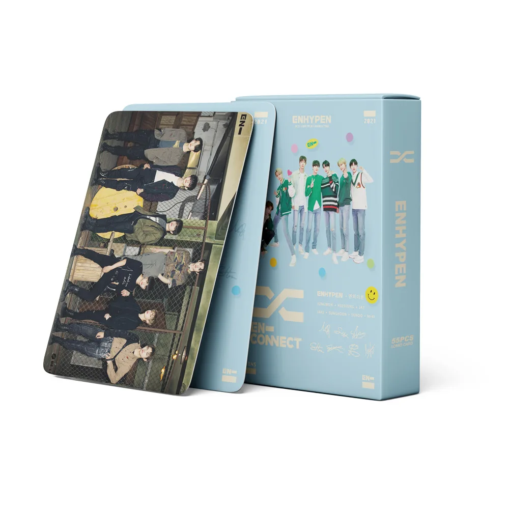 Wholesale 54Pcs/SET ENHYPEN New Album EN-CONNECT Photo Print Cards Lomo Card Postcard Korean Fashion Boys Poster Picture
Wholesale 54Pcs/SET ENHYPEN New Album EN-CONNECT Photo Print Cards Lomo Card Postcard Korean Fashion Boys Poster Picture