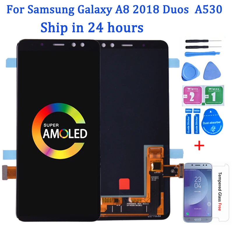 Super Amoled для SAMSUNG GALAXY A8 2018 Duos A530 A530F lcd A530F/DS ЖК-дисплей сенсорный экран дигитайзер в сборе
Super Amoled для SAMSUNG GALAXY A8 2018 Duos A530 A530F lcd A530F/DS ЖК-дисплей сенсорный экран дигитайзер в сборе