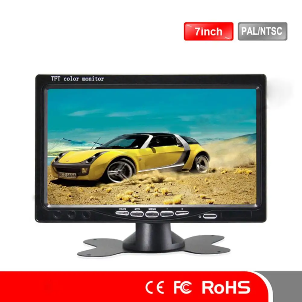 7inches TFT LCD Wired Car Monitor HD Display Wired Reverse Camera Parking System Display Screen For Car Rearview Monitors
7inches TFT LCD Wired Car Monitor HD Display Wired Reverse Camera Parking System Display Screen For Car Rearview Monitors
