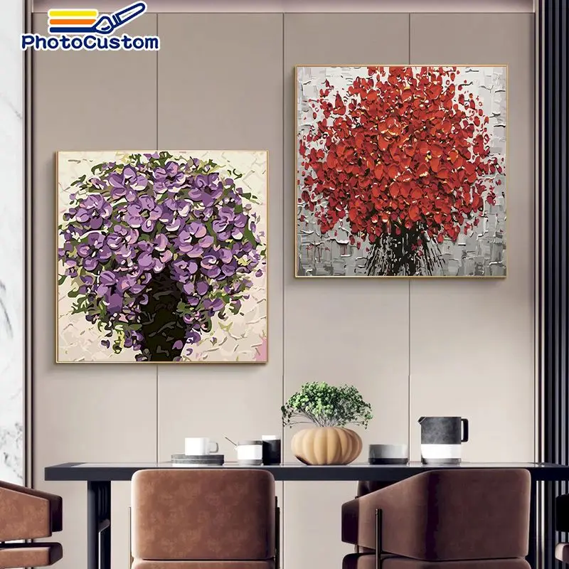 PhotoCustom DIY Painting By Numbers Flowers Drawing By Numbers Modern Home Decor Paintings on the wall
PhotoCustom DIY Painting By Numbers Flowers Drawing By Numbers Modern Home Decor Paintings on the wall