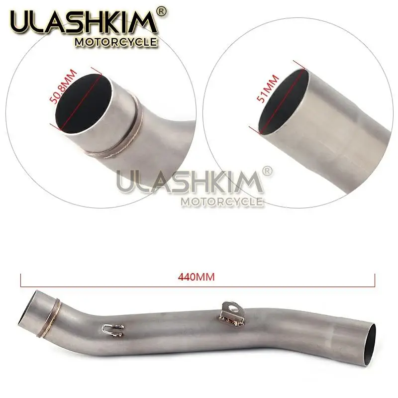 Motorcycle Full System Exhaust Muffler Modified Middle Link Pipe Slip On For kawasaki Z800 2013 2014 2015 2016 Q
Motorcycle Full System Exhaust Muffler Modified Middle Link Pipe Slip On For kawasaki Z800 2013 2014 2015 2016 Q