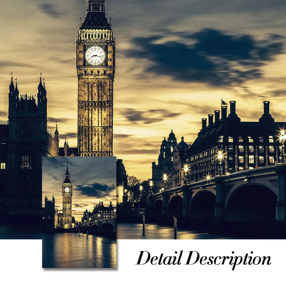 Canvas Painting City Landscape Big Ben Yellow Canvas Print Wall Art Picture For Living Room Home Decor Wall Decoration Frameless
Canvas Painting City Landscape Big Ben Yellow Canvas Print Wall Art Picture For Living Room Home Decor Wall Decoration Frameless