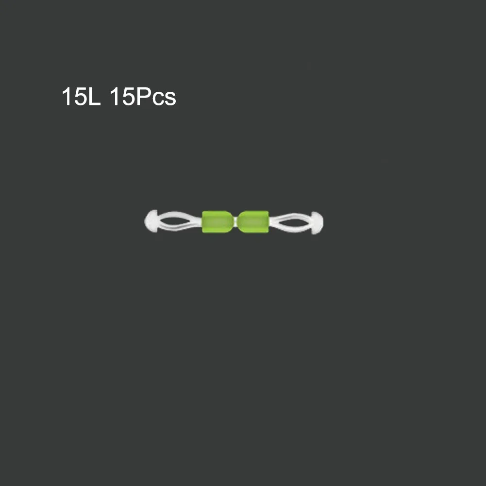15pcs Double Hooks Contactor Device Fishing Space Bean Line Swivel Tying Tool Silicon Bifurcation Eight Type Pesca Iscas Fish
15pcs Double Hooks Contactor Device Fishing Space Bean Line Swivel Tying Tool Silicon Bifurcation Eight Type Pesca Iscas Fish