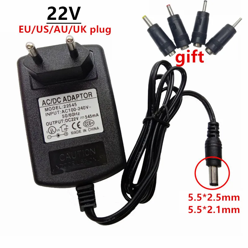 Universal 22V Power Adapter Supply AC/DC Converter 220v TO 22 VOLT Adaptador 0.5A 0.545A 0.818A 1A 1.5A 2A Adaptor Jack PLUGS
Universal 22V Power Adapter Supply AC/DC Converter 220v TO 22 VOLT Adaptador 0.5A 0.545A 0.818A 1A 1.5A 2A Adaptor Jack PLUGS