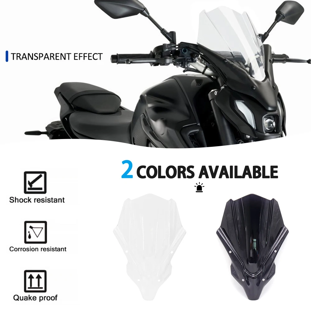 New 2021 Motorcycle Accessoris Windshield WindScreen Front Screen Deflectore For Yamaha MT-07 MT07
New 2021 Motorcycle Accessoris Windshield WindScreen Front Screen Deflectore For Yamaha MT-07 MT07