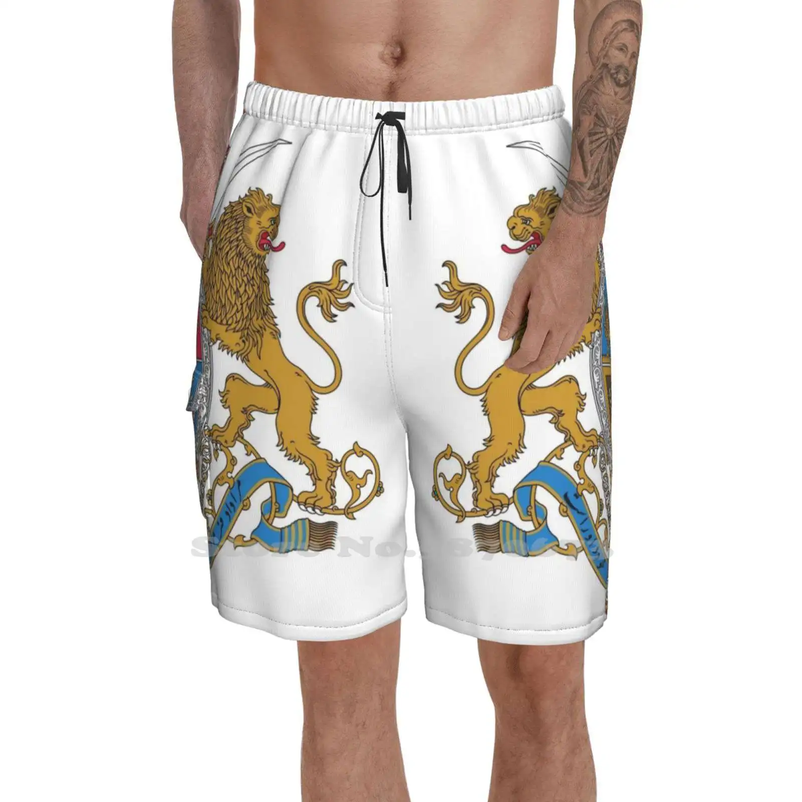 Arms Of Iranian Shahs Breathable Personality Holiday Beach Shorts Iran 1979 Coat Arms Coat Of Arms Persia Lion Shah Crown
Arms Of Iranian Shahs Breathable Personality Holiday Beach Shorts Iran 1979 Coat Arms Coat Of Arms Persia Lion Shah Crown