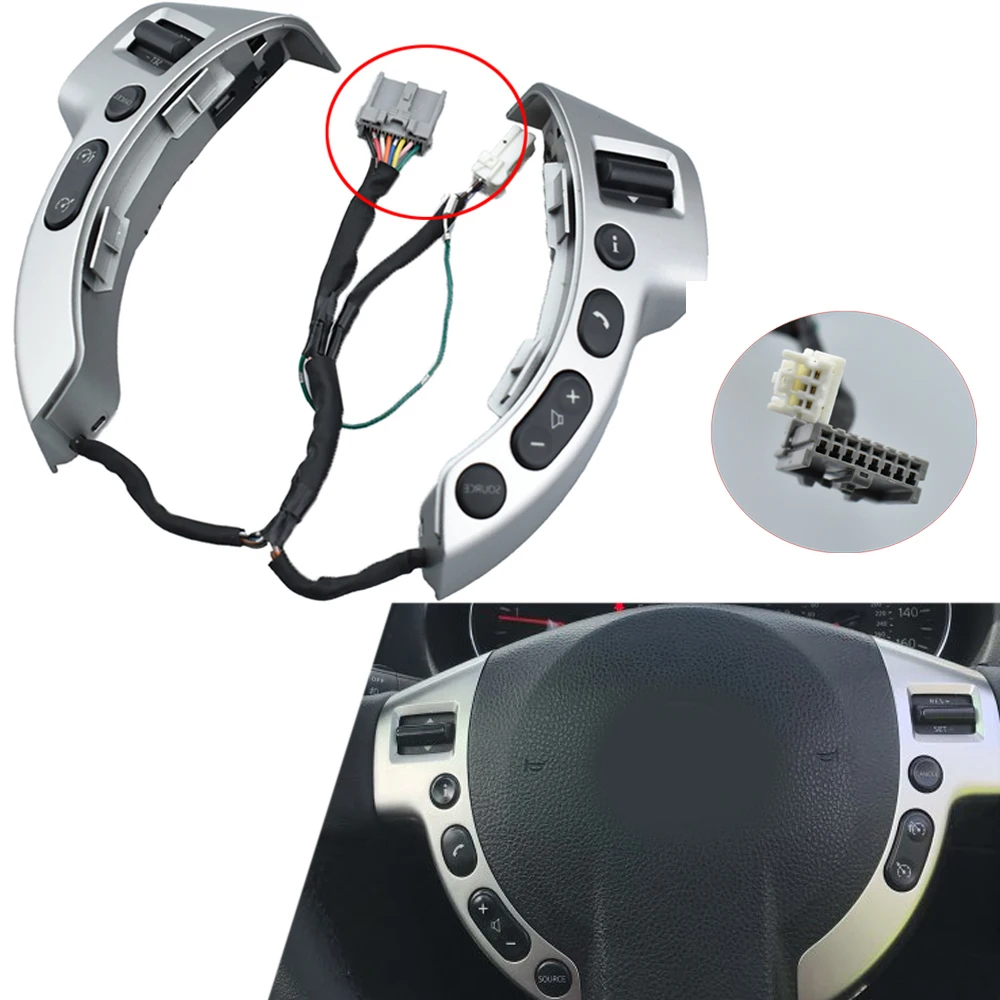 Original for Nissan Qashqai 2008-2012 Multifunction Steering Wheel Control Switch volume audio adjustment button
Original for Nissan Qashqai 2008-2012 Multifunction Steering Wheel Control Switch volume audio adjustment button