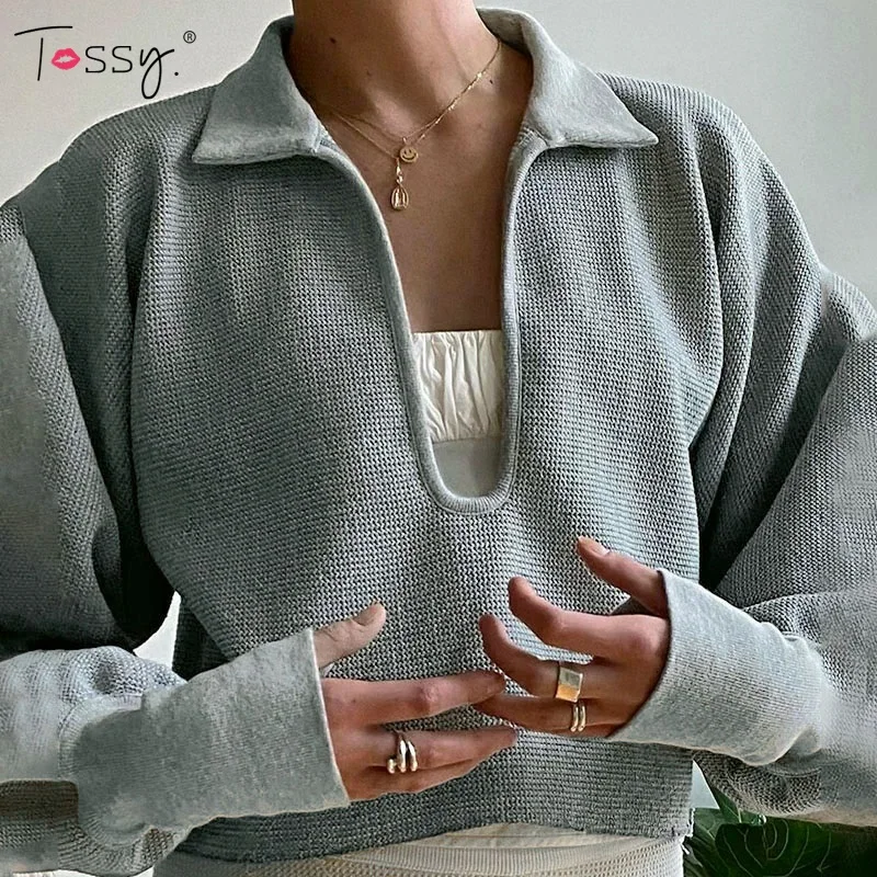 Tossy Women Waffle Pattern V-neck T-shirt Set Loose Solid Casual Knitted Crop Tops Autumn Elegant Female Classic Tee 2022 New
Tossy Women Waffle Pattern V-neck T-shirt Set Loose Solid Casual Knitted Crop Tops Autumn Elegant Female Classic Tee 2022 New