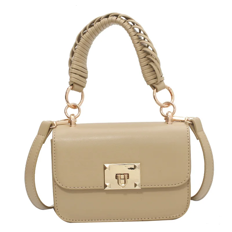 Messenger Bag Female Bag 2021 New Trendy Fashion Lock Commuter Shoulder Bag PU Western Style Woven Handle Small Square Bag
Messenger Bag Female Bag 2021 New Trendy Fashion Lock Commuter Shoulder Bag PU Western Style Woven Handle Small Square Bag