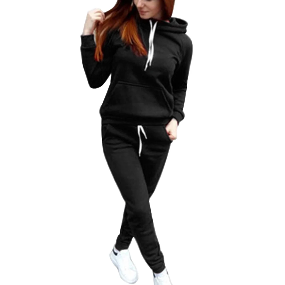 Womens Tracksuit Women Casual Sweatshirt Hoodie Sweatpants Two Pieces Outfit Sports fashion suit winter new clothing
Womens Tracksuit Women Casual Sweatshirt Hoodie Sweatpants Two Pieces Outfit Sports fashion suit winter new clothing