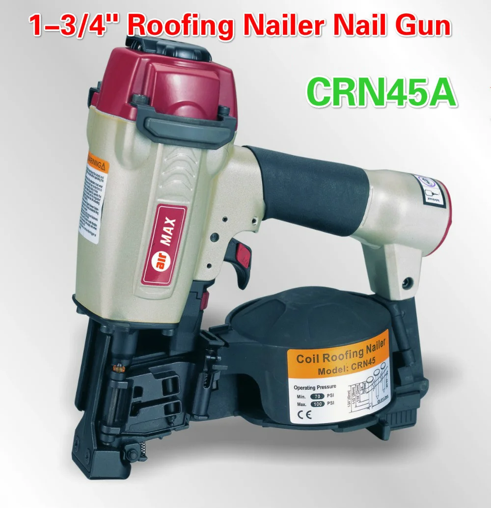 CRN45A Large Cap Nail Gun Pneumatic Roll Nail Gun Wooden Roof Wood Structure Wood Felt Nail Gun Wood Packaging Shooting Nail Gun
CRN45A Large Cap Nail Gun Pneumatic Roll Nail Gun Wooden Roof Wood Structure Wood Felt Nail Gun Wood Packaging Shooting Nail Gun