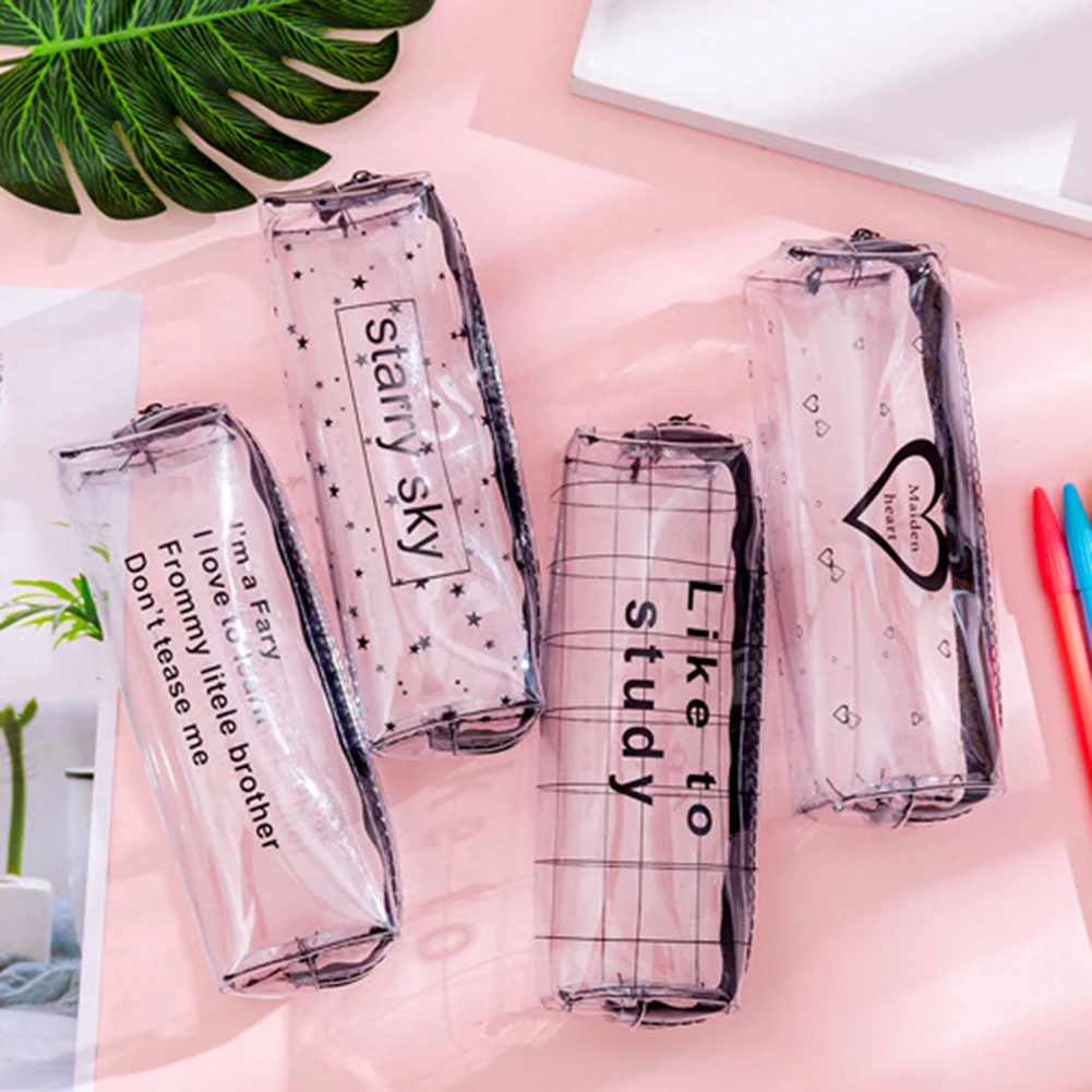 Lovely Simple Transparent Letter Octagonal Pencil Case Small Fresh Creative Student Portable Pencil Case School Office Supplies
Lovely Simple Transparent Letter Octagonal Pencil Case Small Fresh Creative Student Portable Pencil Case School Office Supplies