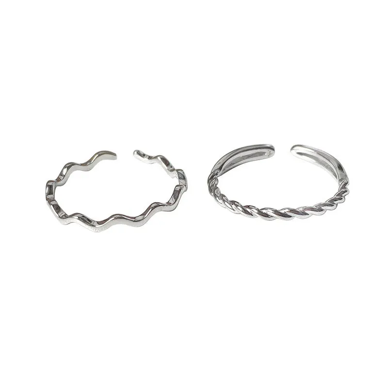 YC3072R S925 Silver Fashion Simple Wave Pattern Adjustable Ring Girlfriend Gifts Party Woman Jewelry Ring 2021
YC3072R S925 Silver Fashion Simple Wave Pattern Adjustable Ring Girlfriend Gifts Party Woman Jewelry Ring 2021