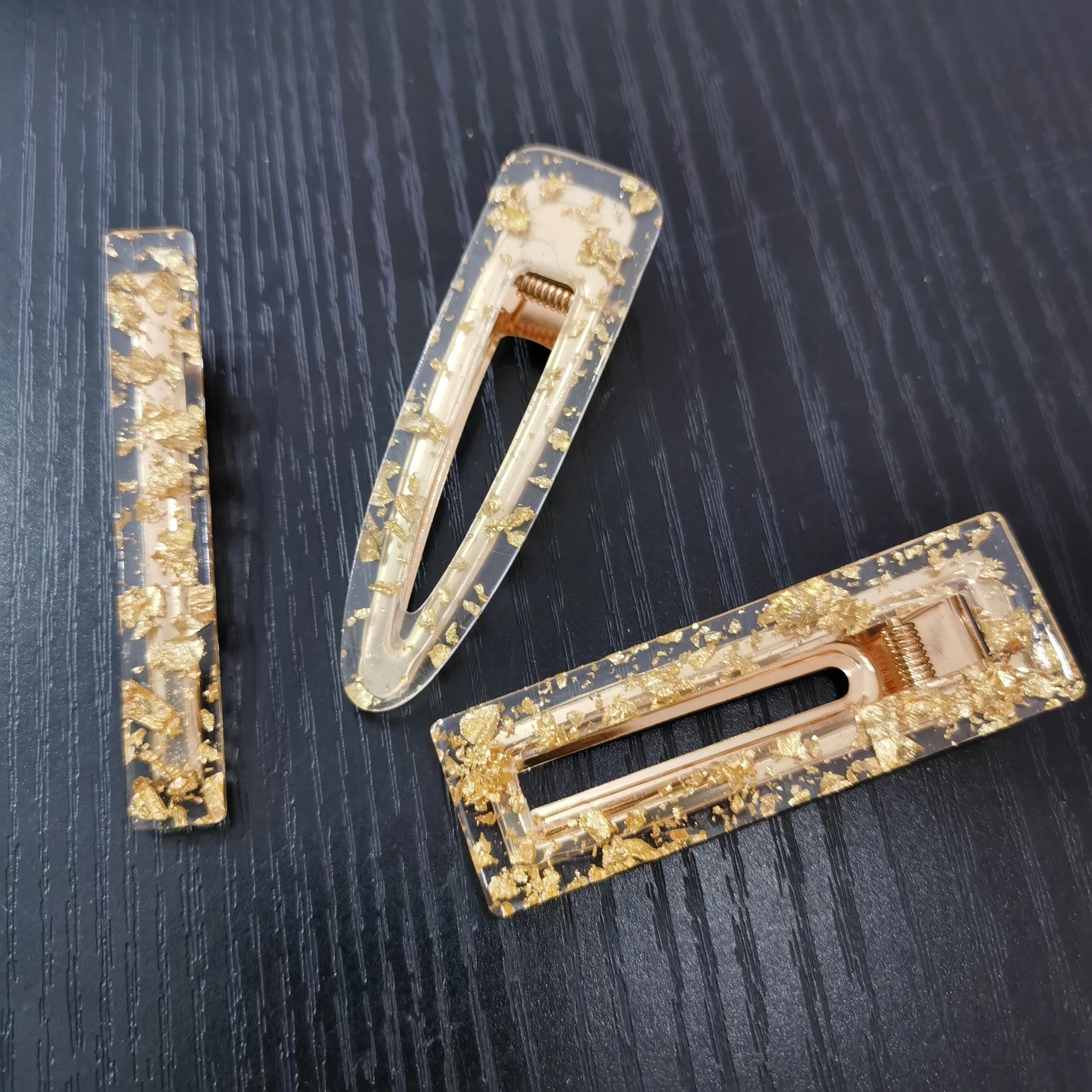 Korean Gold Silver Foil Hairpin Acetate Hair Clip Headwear For Women Girls Hair Accessories Barrettes Headband Hair Styling Tool
Korean Gold Silver Foil Hairpin Acetate Hair Clip Headwear For Women Girls Hair Accessories Barrettes Headband Hair Styling Tool