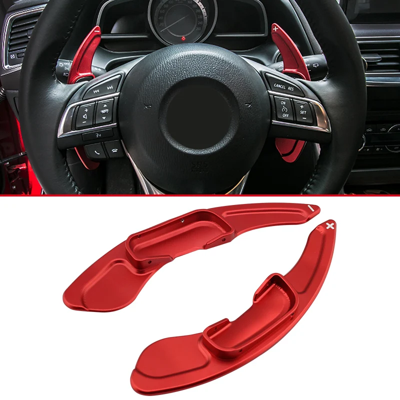 Aluminium Steering Wheel Gear Shift Paddle Extension For Mazda 3 6 MX-5 BM BN GJ GL ND Accessories Red
Aluminium Steering Wheel Gear Shift Paddle Extension For Mazda 3 6 MX-5 BM BN GJ GL ND Accessories Red