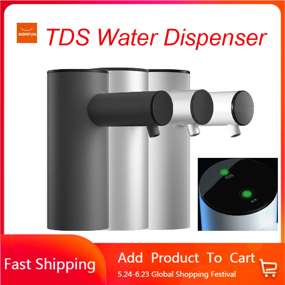 xiaomi Morfun Automatic TDS Water Dispenser TDS Version Detect Water Testing Quality Digital Display Mini Electric Water Pump
xiaomi Morfun Automatic TDS Water Dispenser TDS Version Detect Water Testing Quality Digital Display Mini Electric Water Pump