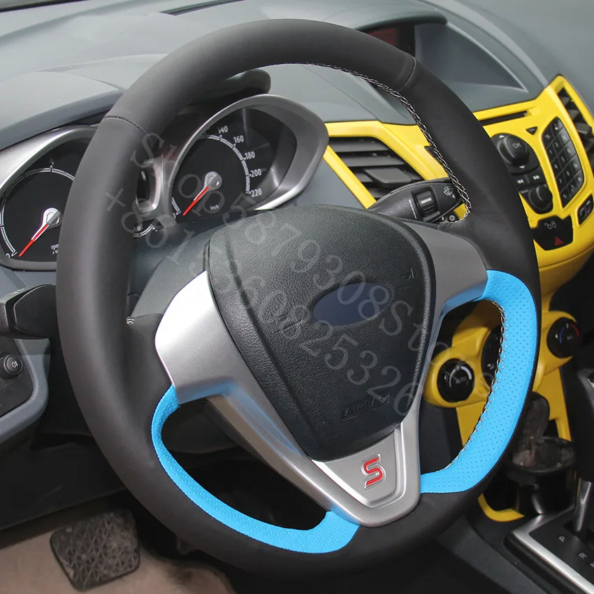 For Renault Arkana 2017-2020 Black Leather Light Blue Leather Car Steering Wheel Covers Black Leather Light Blue Leather Car Ste
For Renault Arkana 2017-2020 Black Leather Light Blue Leather Car Steering Wheel Covers Black Leather Light Blue Leather Car Ste