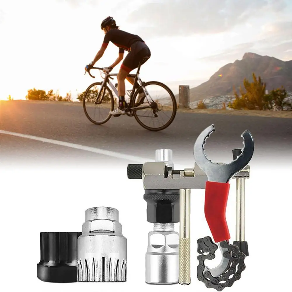 Bicycle Emergency Repair Tool Set Portable bike tool Kit Chain Whip Rivet Extractor Crank Remover MTB Maintenance equipment
Bicycle Emergency Repair Tool Set Portable bike tool Kit Chain Whip Rivet Extractor Crank Remover MTB Maintenance equipment