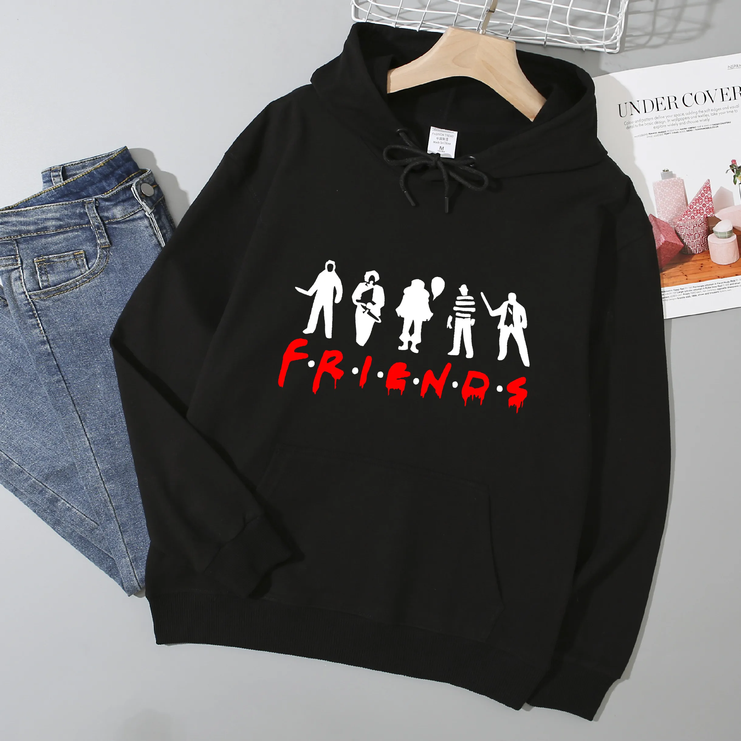 2021 Personality Hip Hop Friends Hoodie Men Women Pullover Harajuku Tracksui 2021 Streetwear Casual Fashion Oversized Clothes
2021 Personality Hip Hop Friends Hoodie Men Women Pullover Harajuku Tracksui 2021 Streetwear Casual Fashion Oversized Clothes
