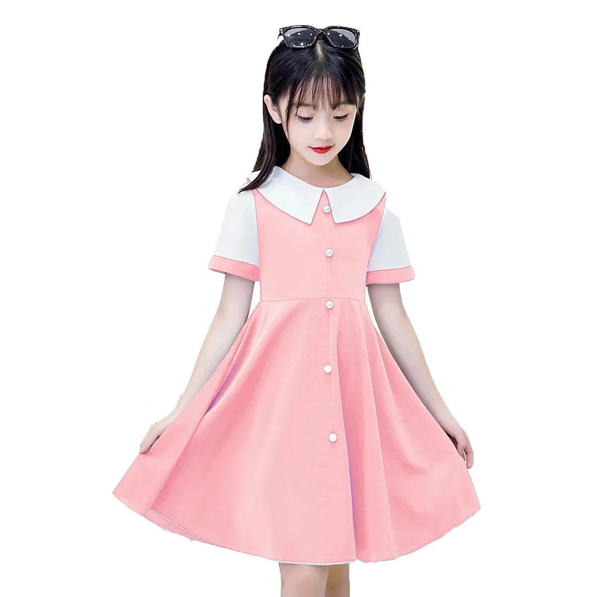Polyester Dress For Girl Spring And Autumn 2021 Korean Version Fashion Color Matching Western Style Round Neck Children Dresses
Polyester Dress For Girl Spring And Autumn 2021 Korean Version Fashion Color Matching Western Style Round Neck Children Dresses