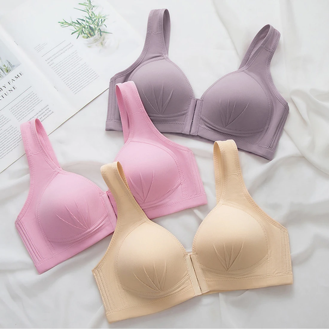 WENYUJH Lace Bra Plus Size Bra Sexy Women's Bralette Top Bras Seamless Harness Push Up Bra Comfortable Female Lingerie Brassiere
WENYUJH Lace Bra Plus Size Bra Sexy Women's Bralette Top Bras Seamless Harness Push Up Bra Comfortable Female Lingerie Brassiere