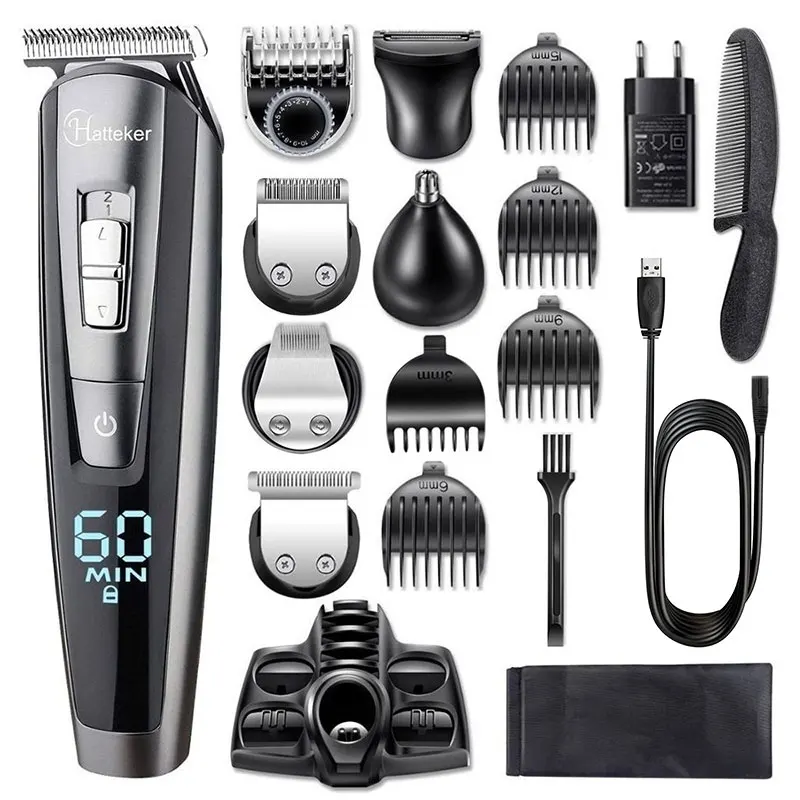 All in one men's grooming kit hair trimmer professional facial body shaver electric beard hair clipper for men cutting machine 
All in one men's grooming kit hair trimmer professional facial body shaver electric beard hair clipper for men cutting machine