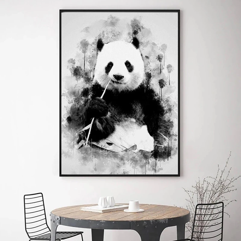 Black and White Panda Drawing Canvas Painting Poster and Print Cute Nursery Wall Art Lovely Animals Picture for Home Decor
Black and White Panda Drawing Canvas Painting Poster and Print Cute Nursery Wall Art Lovely Animals Picture for Home Decor