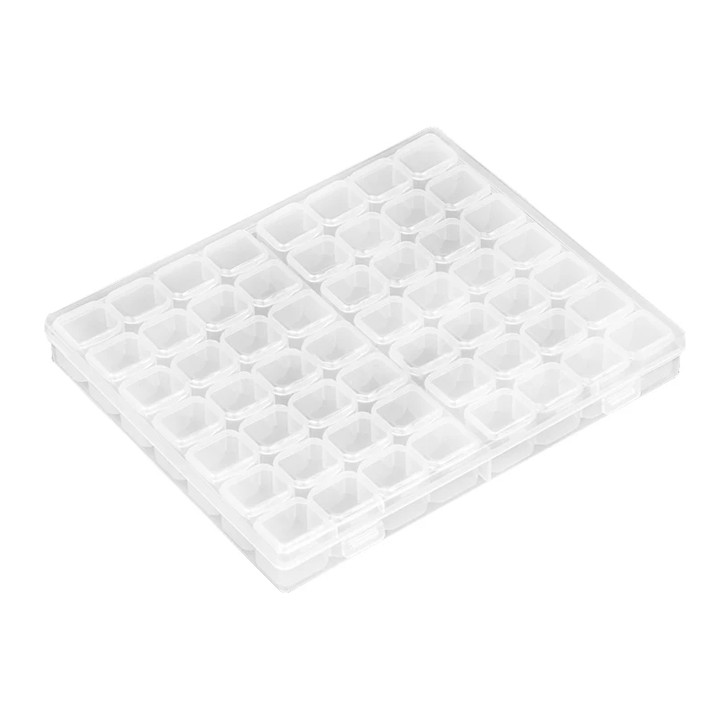 56 Lattices Dismountable Diamond Embroidery Accessories Diamond Painting Boxes Cross Stitch Cases Storage Organizer Home Storage 
56 Lattices Dismountable Diamond Embroidery Accessories Diamond Painting Boxes Cross Stitch Cases Storage Organizer Home Storage