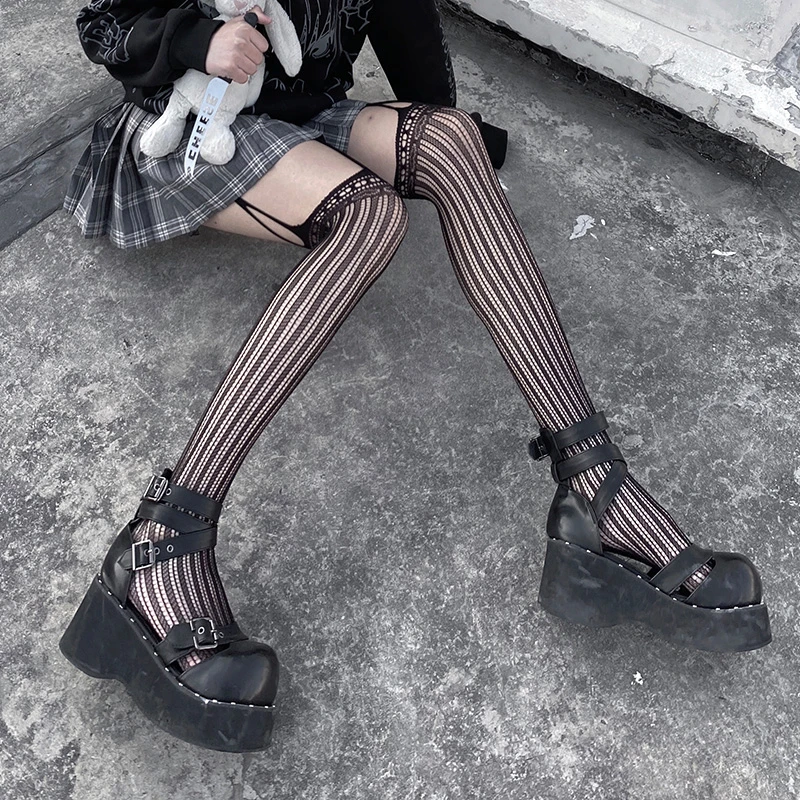 Crotch Tights for Women Sexy Lingerie Crotchless Fake Garter Suspender Stockings Over Knee Long Fishnet Pantyhose Ins JK Hosiery
Crotch Tights for Women Sexy Lingerie Crotchless Fake Garter Suspender Stockings Over Knee Long Fishnet Pantyhose Ins JK Hosiery