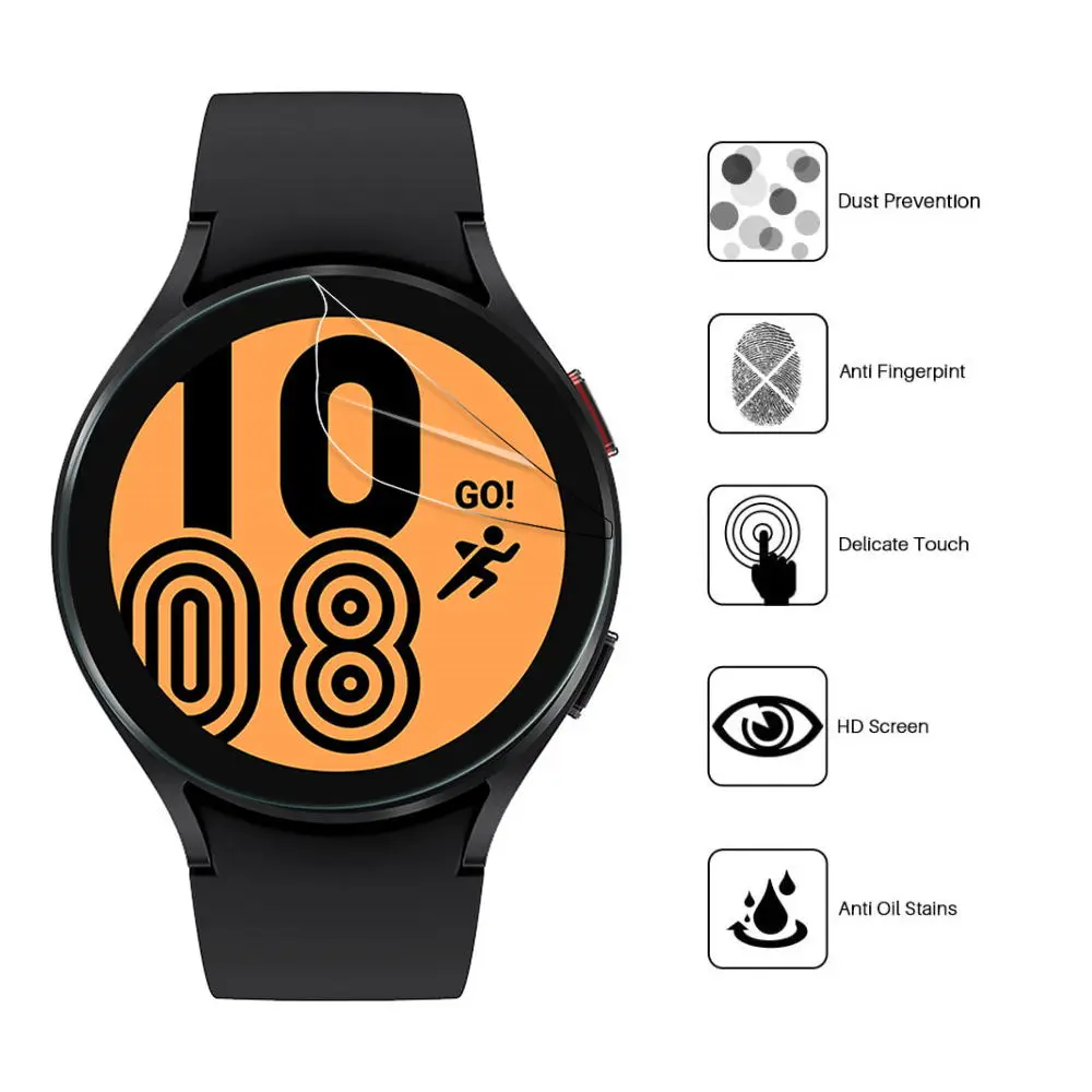 2Pcs 9H clear Film For Samsung Galaxy Watch 4 40mm 44mm Watch4 Classic 42mm 46mm HD Clear Full Screen Protector Film
2Pcs 9H clear Film For Samsung Galaxy Watch 4 40mm 44mm Watch4 Classic 42mm 46mm HD Clear Full Screen Protector Film