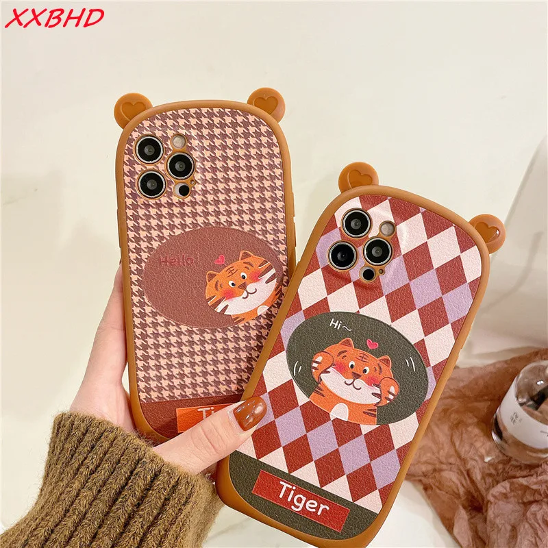 Cute Shy Tiger Lingge Cartoon Phone Case For iphone 11 12 13 Pro Max XR Xs Max 7 8 Plus Loving Ears Full Edging Anti-Fall Cover
Cute Shy Tiger Lingge Cartoon Phone Case For iphone 11 12 13 Pro Max XR Xs Max 7 8 Plus Loving Ears Full Edging Anti-Fall Cover