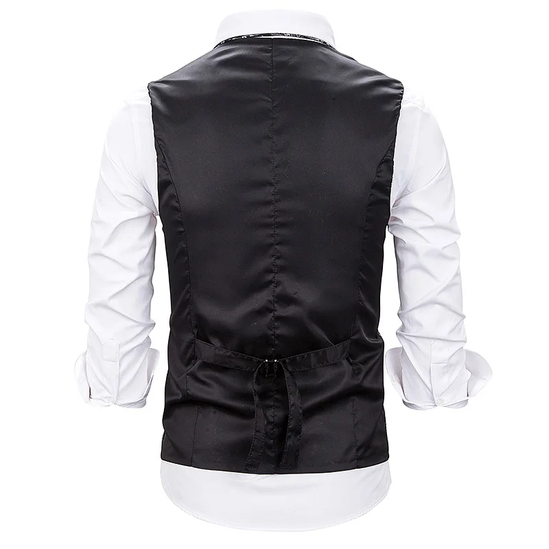 Mens Suit Vest 2021 Brand Shiny Gold Snake Pattern Print Slim Fit Waistcoat Men DJ Nightclub Wedding Tuxedo Vests for Men Gilet 
Mens Suit Vest 2021 Brand Shiny Gold Snake Pattern Print Slim Fit Waistcoat Men DJ Nightclub Wedding Tuxedo Vests for Men Gilet