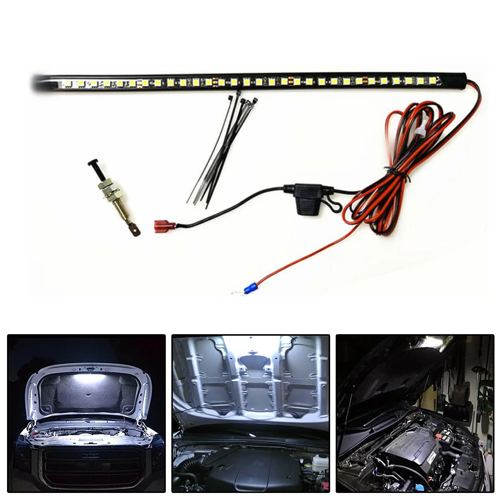 White Under Hood LED Light Kit With Automatic On/off -Universal Fits Any Vehicle
White Under Hood LED Light Kit With Automatic On/off -Universal Fits Any Vehicle