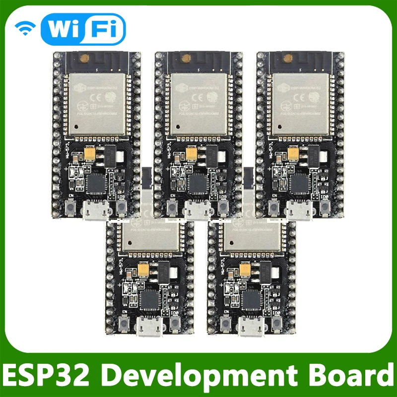 2-5pcs ESP-32 Development Board ESP32 Wireless WiFi Bluetooth-compatible Dual Core Filters Module 2.4GHz RF ESP 32 New
2-5pcs ESP-32 Development Board ESP32 Wireless WiFi Bluetooth-compatible Dual Core Filters Module 2.4GHz RF ESP 32 New