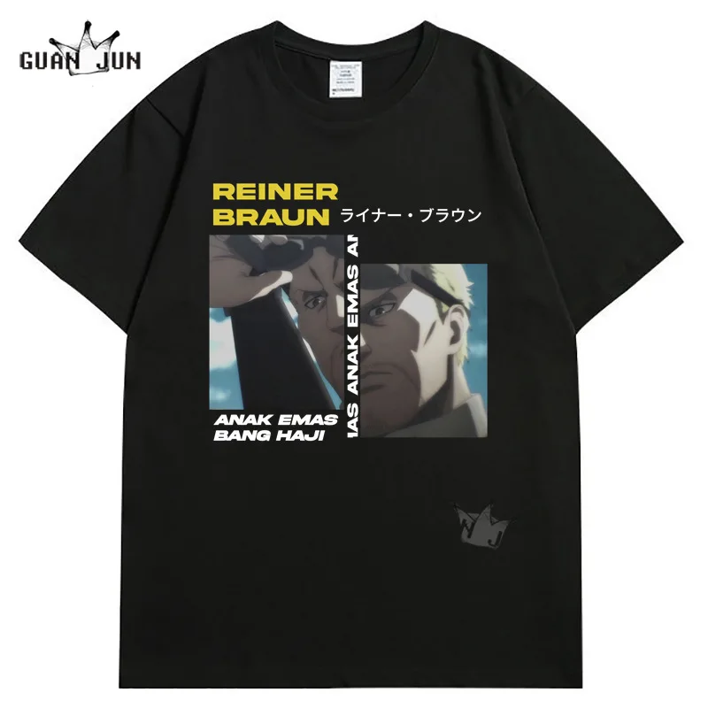 Attack on Titan Erwin Smith LOGO Cotton High Quality Men's Short-sleeved T-shirt O-neck Fashion Printing Harajuku Casual TShirt
Attack on Titan Erwin Smith LOGO Cotton High Quality Men's Short-sleeved T-shirt O-neck Fashion Printing Harajuku Casual TShirt
