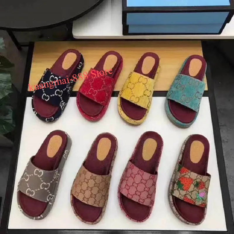 2021 spring and summer sandals and sponge cake embroidery increase G thick-soled shoes printed slip-on slippers women
2021 spring and summer sandals and sponge cake embroidery increase G thick-soled shoes printed slip-on slippers women