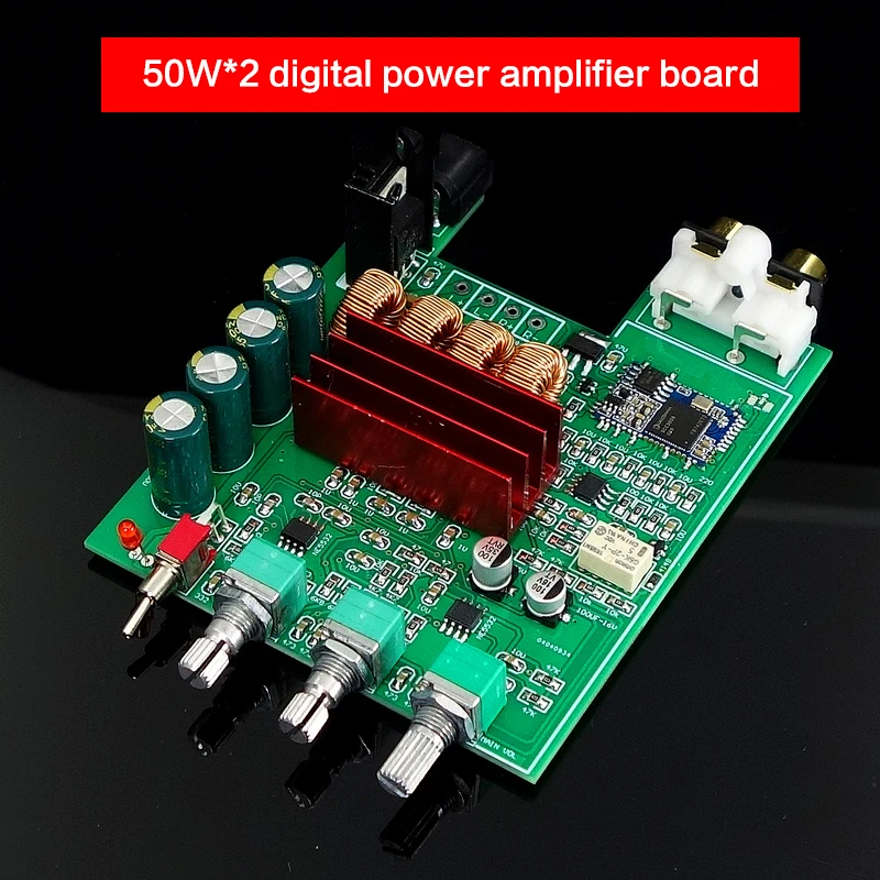 50 Вт * 2 цифровой усилитель мощности плата DC12 24V TPA3116D2 Bluetooth 5 0 APTX HD NE5532 Fever
