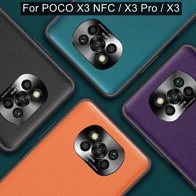 Metel Camera Protection Case for Xiaomi POCO F3 Case PU Leather Texture Shockproof Hard Cover For POCO X3 Pro X3 NFC M3 
Metel Camera Protection Case for Xiaomi POCO F3 Case PU Leather Texture Shockproof Hard Cover For POCO X3 Pro X3 NFC M3